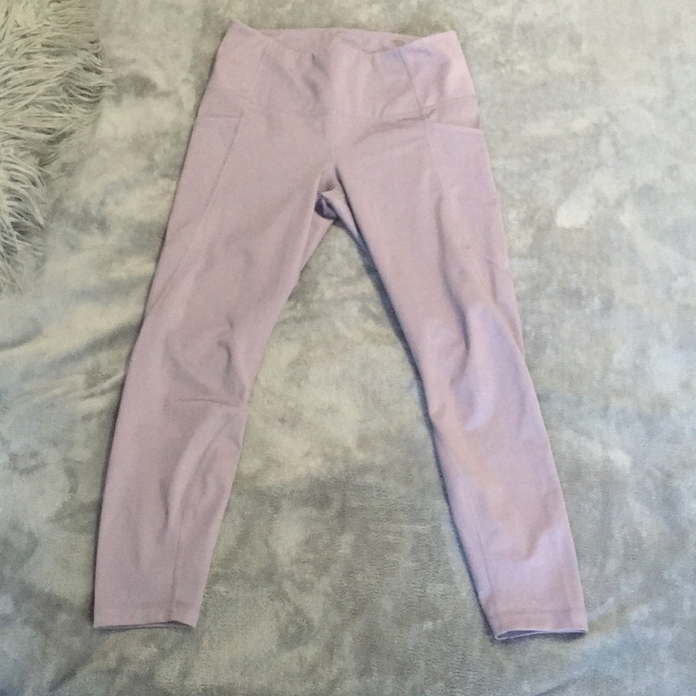 Lavender colored leggings